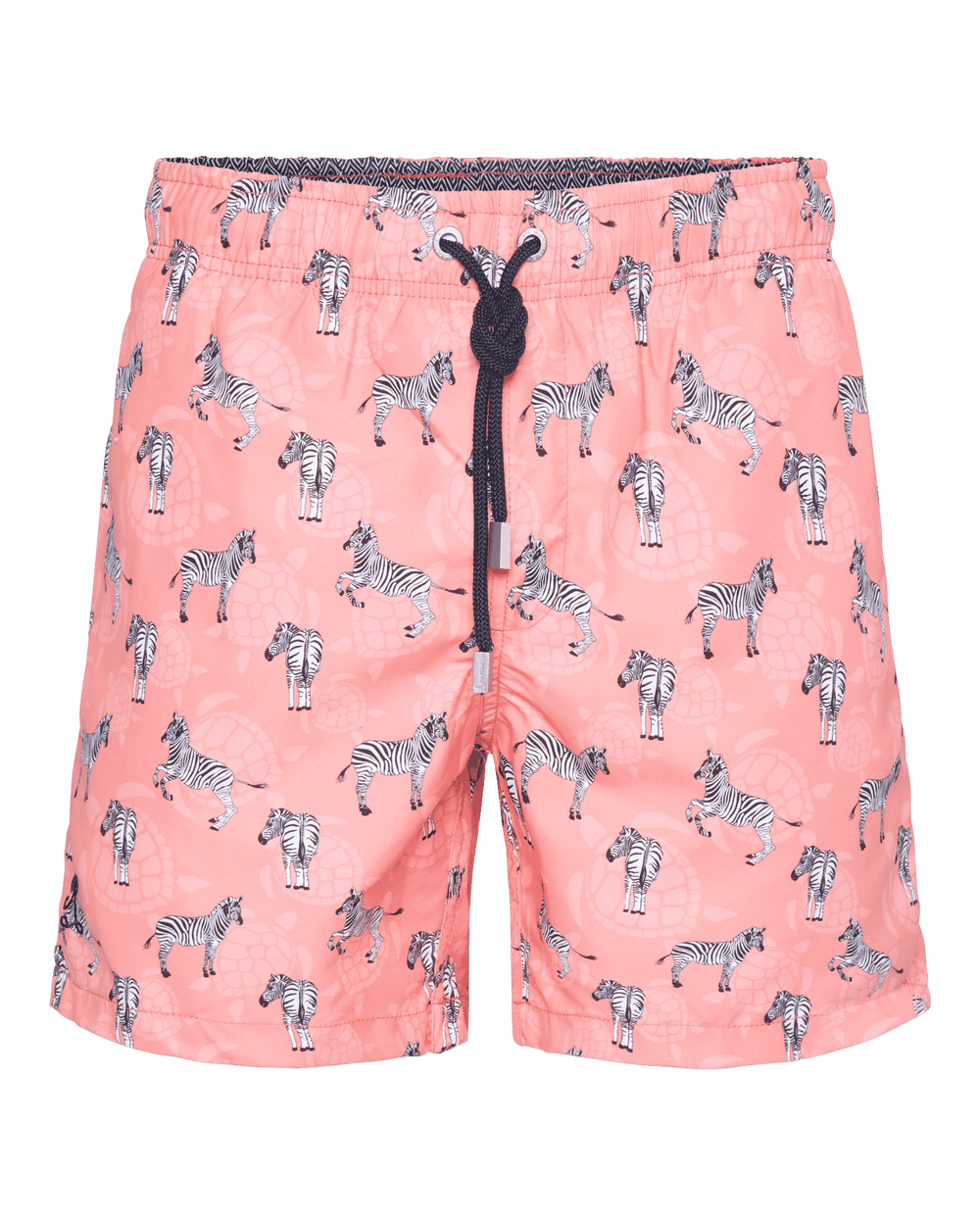 1079-35 Ramatuelle swimshort Zebra coral red front