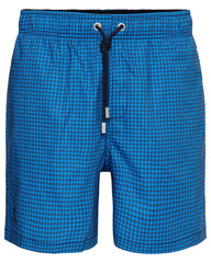 1083-19 Ramatuelle swimshort Pied de Poule navy front