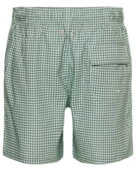 Pied de Poule classic fit swim shorts