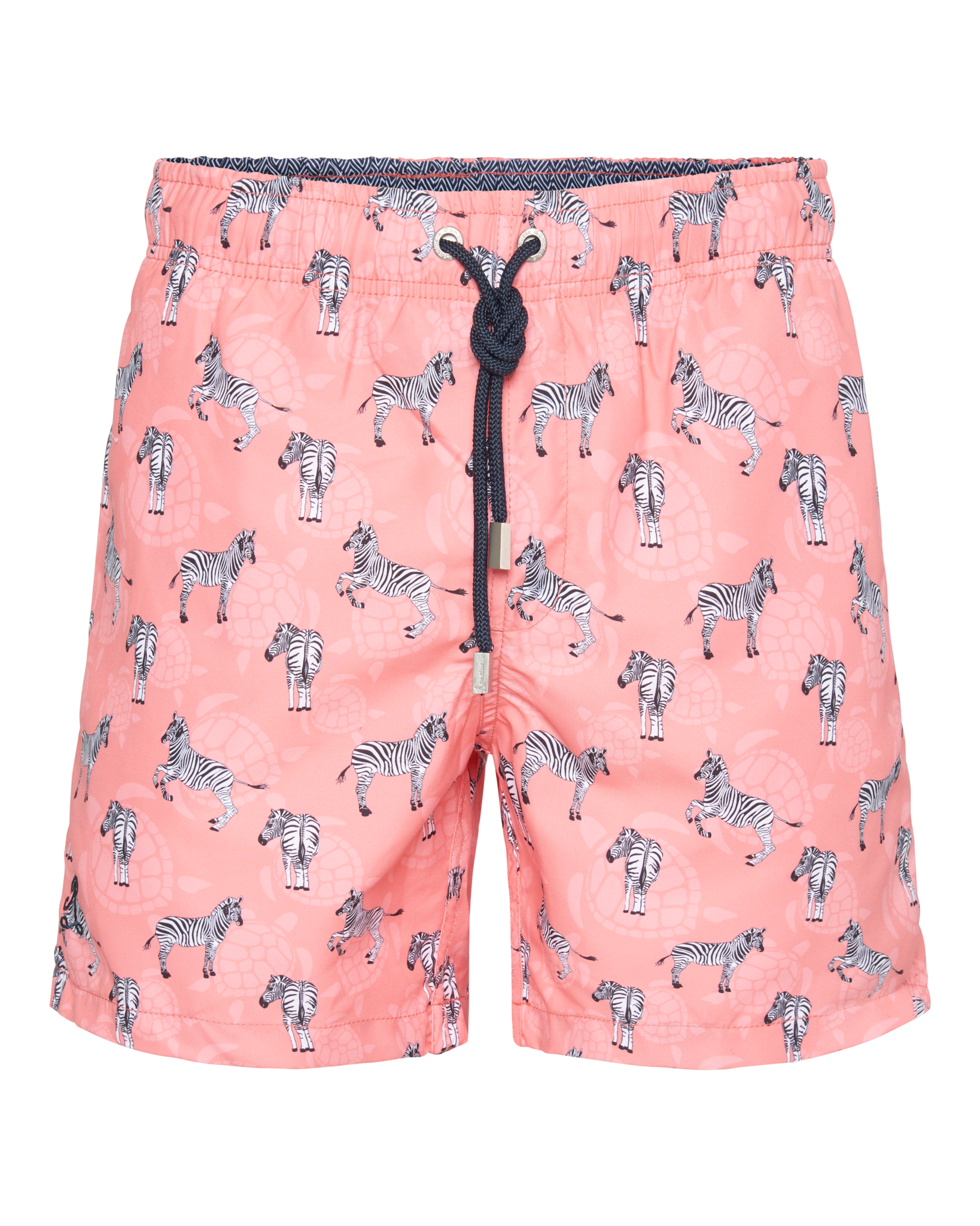 1079-35 Ramatuelle swimshort Zebra coral red front