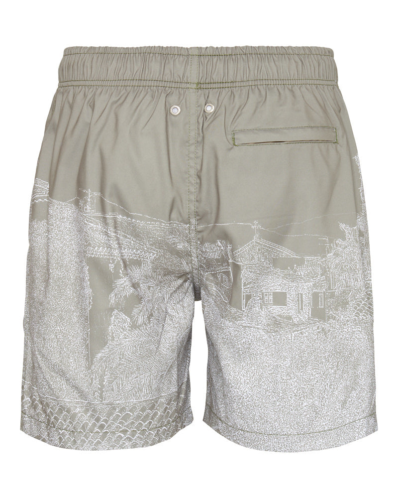 1081-48 Ramatuelle swimshort Porto Khaki back