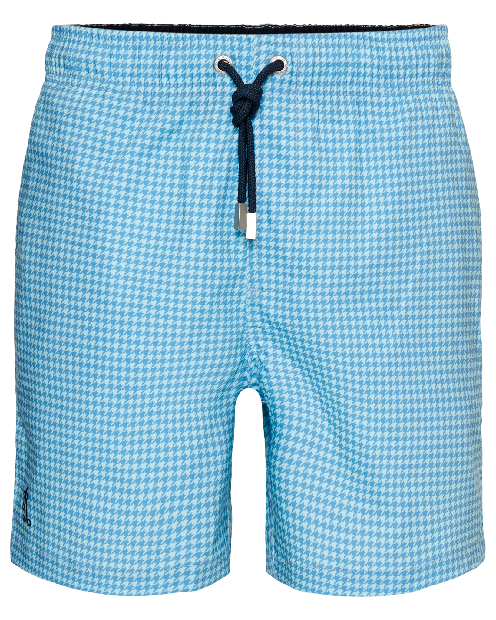 1083-11 Ramatuelle swimshort Pied de Poule  lapis front