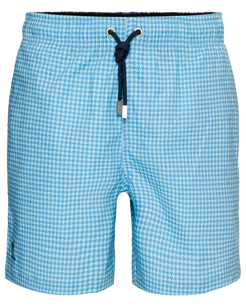 1083-11 Ramatuelle swimshort Pied de Poule  lapis front