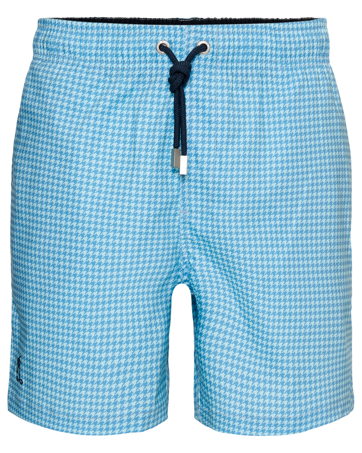1083-11 Ramatuelle swimshort Pied de Poule  lapis front