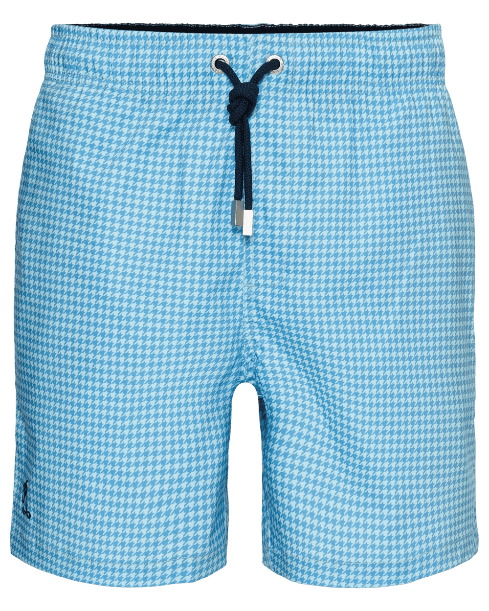 1083-11 Ramatuelle swimshort Pied de Poule  lapis front