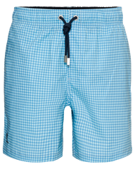1083-11 Ramatuelle swimshort Pied de Poule  lapis front