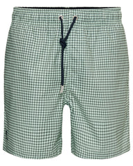 1083-46 Ramatuelle swimshort Pied de Poule green front