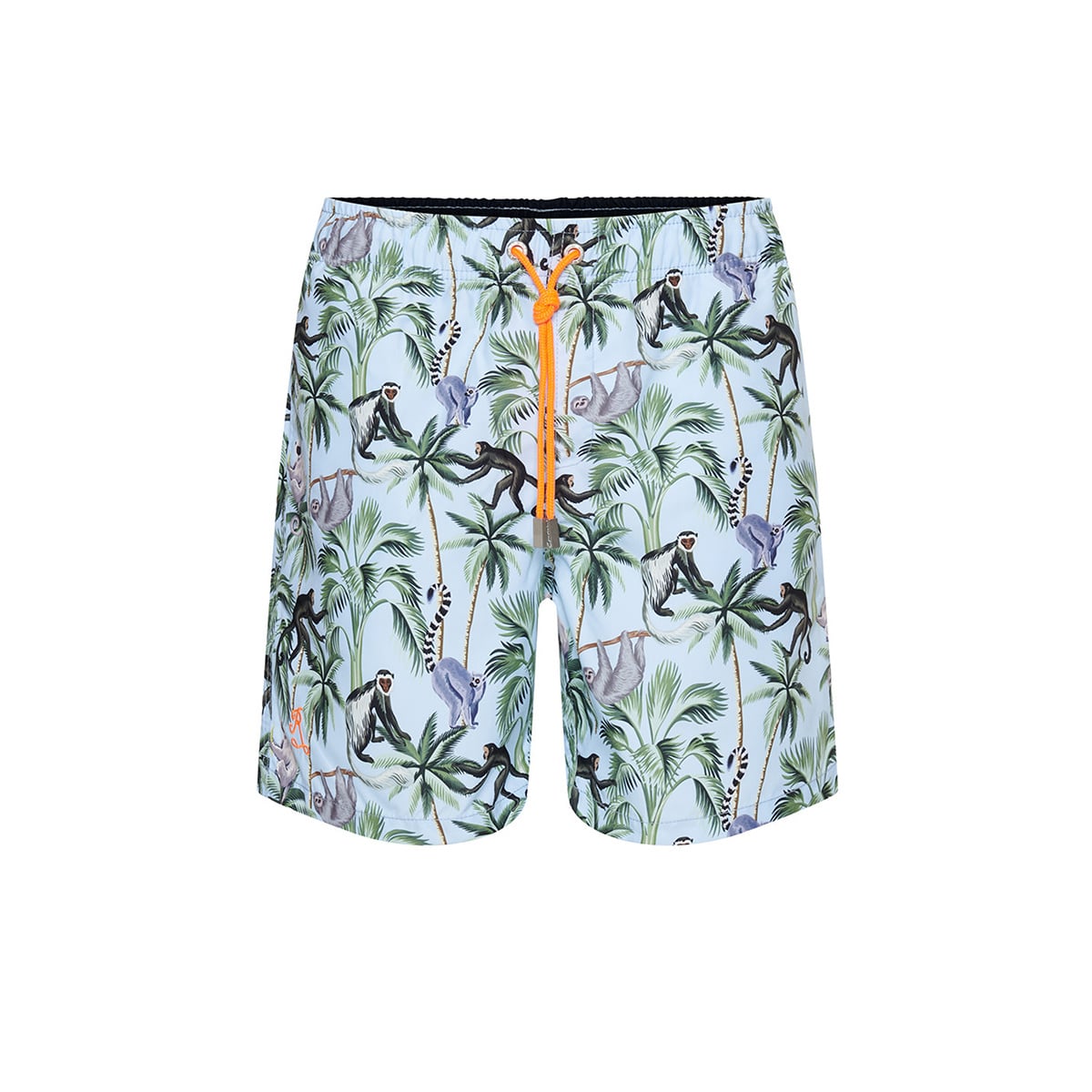 1086-10-B Ramatuelle swimshort boys Monkey celeste