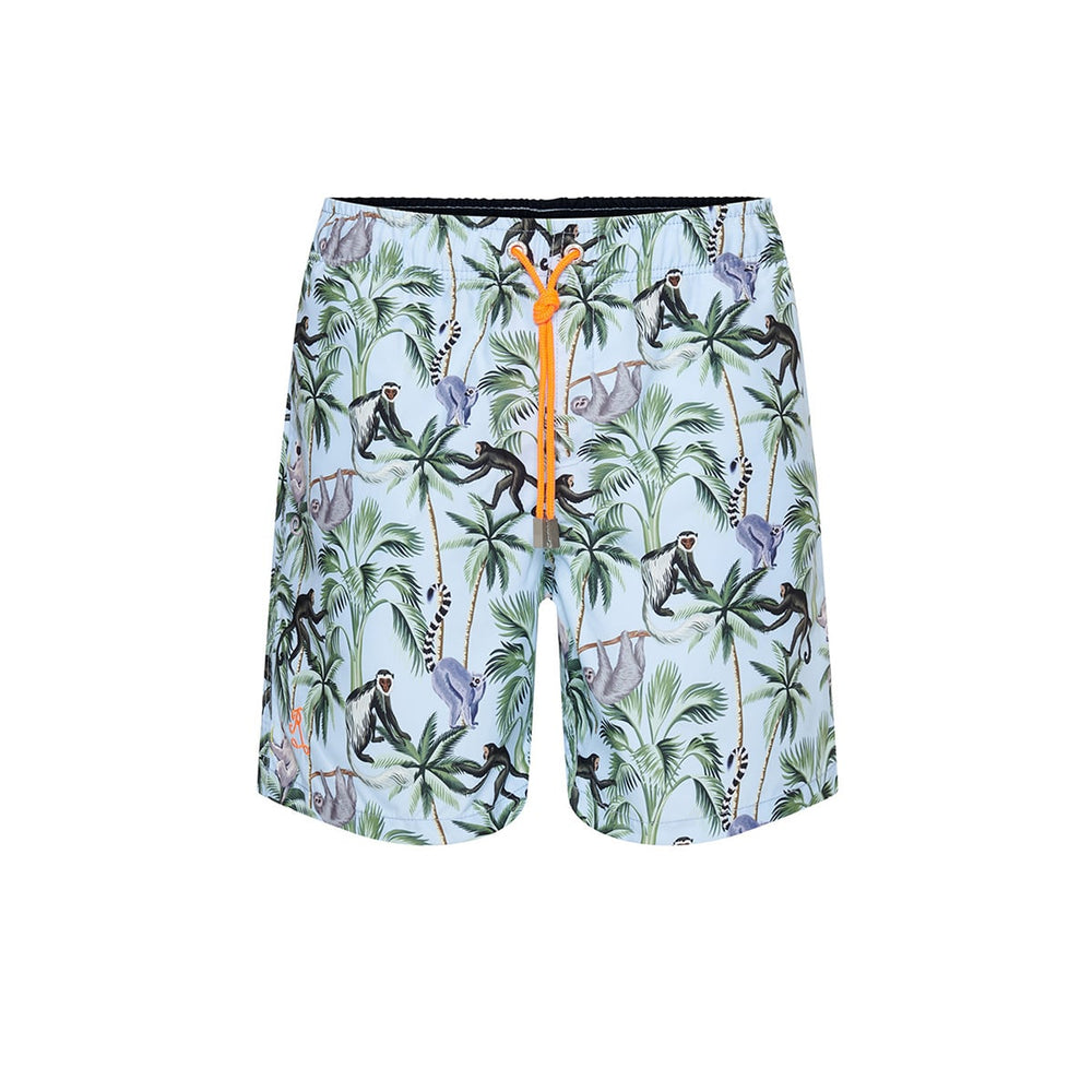 1086-10-B Ramatuelle swimshort boys Monkey celeste