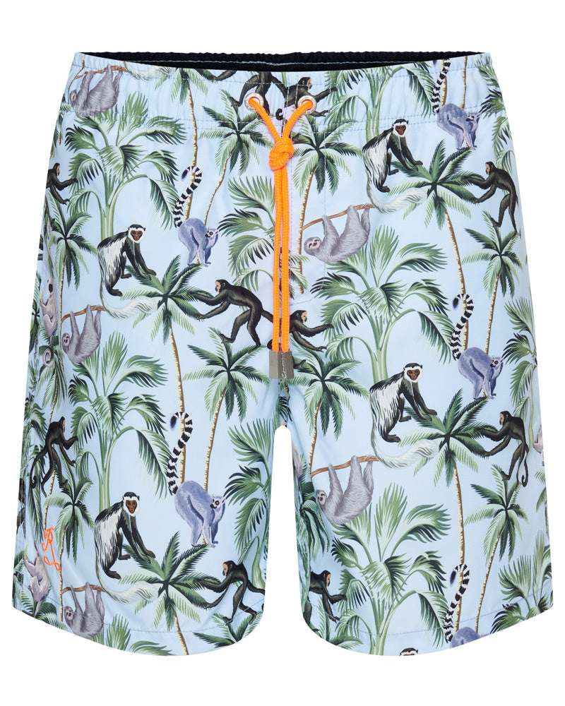 1086-10 Ramatuelle swimshort Monkey celeste front