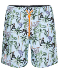 1086-10 Ramatuelle swimshort Monkey celeste front